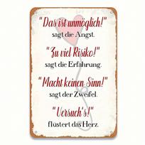Planetjuice Vintage German Wall Sign Retro Metal Art Decor x Inch Iron Plate (as the picture,20x30)