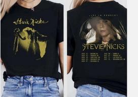 Stevie Nicks 2026 Live In Concert Tour Unisex Two Sided All Size T-Shirt. S