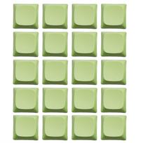 20PCS Color Keycaps 1U XDA Height Replacement Keycaps for Gamers and Office Use Upgrade Keyboard Patterns