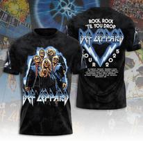 New Def Leppard Rock Til You Drop 2026 Tour Date 3D T-shirt S to 5XL 2F1001 XL