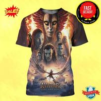 Poster For Avatar Fire And Ash Only In Theatres Dec 19 2026 3D T Shirt Unisex XXL