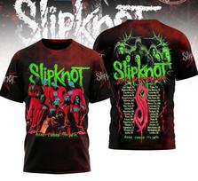 2026 Slipknot Herer Comes The Pain Tour With Schedule 3D T-Shirt S