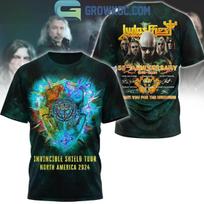 Judas Priest 55th Anniversary Tour The Invincible Shield Unisex 3D shirt A526 XXL