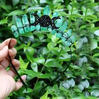 Natural Crystal Black Three Moons Halloween Headband Crown Accessories