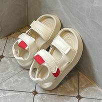 Kids' Soft Anti-Slip Velcro Sandals for Summer Size 23