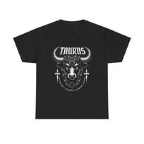 Taurus Strength Unisex Heavy Cotton Tee S