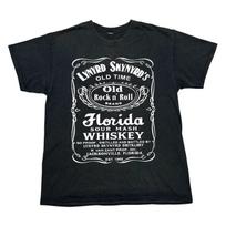 Lynyrd Skynyrd Florida Sour Mash Whiskey Black T-shirt Reprint S