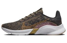 Nike Wmns SuperRep Go 3 Next Nature Flyknit Premium 'Olive Grey Metall 36