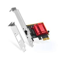 2.5G PCIe Network Adapter, RTL8125B 25001000100Mbps Binardat Ethernet Card RJ45 LAN Controller PXE Compatible for WindowsLinuxMac