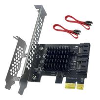 PCIe SATA 3.0 Expansion Card, 2 Ports, 6Gbpssec Support, Heatsink Cooling, Low Profile Bracket Included, WindowsMacLinux Compatible, Plug and Play,