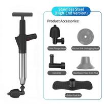 High Pressure Air Drain Blaster Pump Plunger Sewer Pipe Toilet Bathroom Kitchen Dredge Clog Remover Cleaner juoda