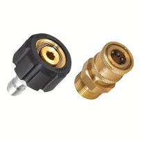 Brass Quick Connect Fittings M22 14mm to 1/4'' Quick Release Adapter Set - Pressure Washer Accessories