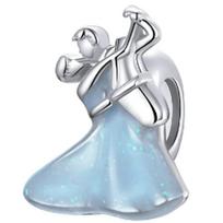 Charmsai Do Pandora Šokanti Pora Charms Pakabukas Sidabras 925 gray