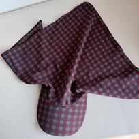 Moterų Mados Retro Langeliais Galvos Juosta Skrybėlaitė - Liekninanti, Apsauganti Nuo Saulės Vasarinė Kepuraitė One Size tamsiai raudona spalva