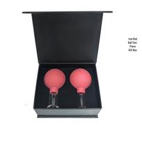 Glass Facial Cupping Therapy Set with PVC, Black Gift Box