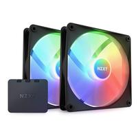 F140 RGB CORE TWIN PACK & RGB Lighting Controller [Black] PC Case Fan RF-C14DF-B1 FN1925 [Used]