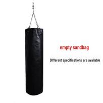 High-Strength Leather Hanging Punching Bag for Martial Arts and Taekwondo Training Hollow 100cm
