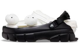 SANKUANZ x Crocs Classic Clog Beach Sandals Unisex Black White 208227-001 41-42