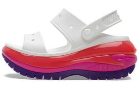 Crocs Classic Mega Crush Sandal 'White Red Purple' Women's 207989-94S 36-37