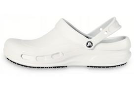 Crocs Bistro Slip Resistant Work Clog White 10075-100 41-42