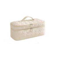 Handheld Hair Dryer Storage Bag Dust-proof Curler Storage Bag Make Up Bag Hair Dryer Case  Travel Beige