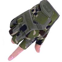 Taktinės pirštinės su puse piršto Dažasvydis Airsoft Shot Combat Anti-Slyd Vyriški dviračių pirštinės su pirštais Apsauginė įranga L
