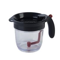 Non-Slip Handle Fat Separator 1L Capacity Grease Separator Oil Strainer  Kitchen Use
