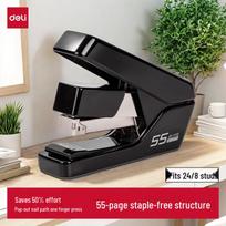 Deli 55-Sheet Heavy-Duty Saddle Stitch Stapler CN plug (adapter included)