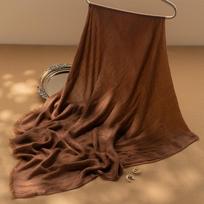 Women's 100% Pure Cashmere Herringbone Scarf with Tassels - Solid Color, Fine Spun, Water-Soluble, New Spring/Autumn Style.