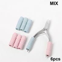 6Pcs Dead Skin Scissor Protective Cover Cap Nipper Sleeve For Cuticle Scissors Manicure Pedicure Tool