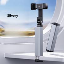 Portable Phone Stand Holder with 360° Rotation&Telescopic Folding Clip Desktop Travel Mount for Home Airplane Rail Train Selfie