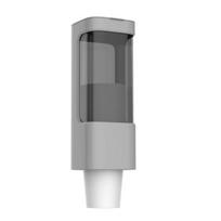 Plastic Cup Holder Organizer With Tubes For Kitchen Travel Home Office Storage Single Gray