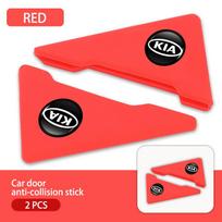For KIA Car Logo Door Edge Corner Guards Buffer Trim Sticker Protection Accessories Spectra Sedona Cadenza Proceed Sephia Stonic