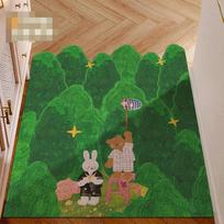 Mori Home Floor Mat Scraping Mud Rubbing Soil Silk Ring Floor Mat Wear-Resistant And Cuttable Pvc Anti-Skid Foot Mat 40*60cm
