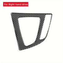 For BMW3DepartmentGT F30 F34 2013-2018Accessories Carbon Fiber Interior Car Gear Shift Panel Decorative Sticker Decorative Frame F30(2013-2018)