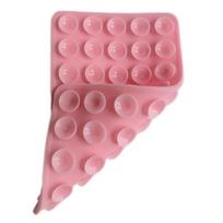 1PC Adhesive Backing Suction Pad for Solid Placement of Pad 40; Two-face Silicone Suction Pad for Mobile Phone Support