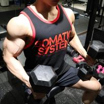 Men's Trendy Slim Fit Sleeveless Sports Vest - Breathable Round Neck Basketball & Bodybuilding T-Shirt L