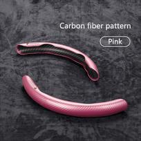 Carbon Fiber Car Steering Wheel Cover Non-slips Decoration For Porsche 911 718 Taycan Panamera Cayenne Macan Cayman Accessories