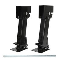 Stabilizer Jack 650lb Support 1000lb Lifting Capacity Folding Trailer Stabilizer Jacks Iron Telescoping for Campervan juoda