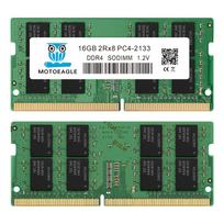 16GB x 1 DDR4 2133MHz (DDR4-17000) PC4-17000 (PC4-2133V) Non-ECC Unbuffered 1.2V CL15 2Rx8 Dual Rank 260 Pin SODIMM Laptop Notebook PC Memory RAM