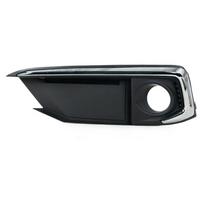 For Honda Civic 2019 2020 2021 Car Front Bumper Fog Lamp Light Cover Frame Foglight Foglamp Trim Lid Bezel 1pc chrome left