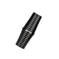 ZTTO Bicycle Seat Post Tube Diameter Measurer Full Size Tool Accurate 25.4 27.2 28.6 29.4 30.9 31.6 31.8 Durable Aluminum alloy SDM-Black