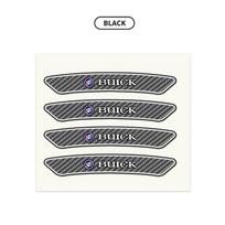 4PCS Carbon Fiber Car Motorcycle Wheel Rim Decorative Stickers For Buick Century Excelle XT Envision Excelle GT Verano Regal GL6