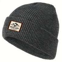 Casual Warm Outdoor Fleece Sports Hat Windproof Ear Protection Winter Cap Thickened Knitted Camping Hiking Caps Men Women