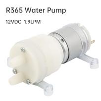 R365 Micro Water Pump Motor DC 12V 1.9L/Min Mini Self Priming Pump Silent Electric Diaphragm Pump for Water Dispenser 12V