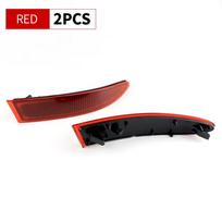 2Pcs 63147217315, 63147217316 For 2010-2017 BMW X3 F25 Pre-LCI Rear Bumper Reflector Smoke Lens Cover Left Right Car Accessories 2pcs  RED LENS