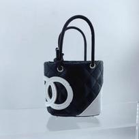 Kangpeng panda color scheme portable long handle single shoulder underarm tote bag pendant vertical vegetable basket pendant decorative bag