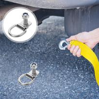 Heavy Duty D Ring Tie Down Anchor Hook Trailer Truck Bed Pickup Camper Surface Mount Bracket Front Tow Hook car Lashing Rings