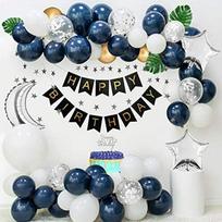 T02C!1 Set Ink Blue Balloon Garland Kit Latex Balloon Garland Kit Arch Set Party Background Balloon