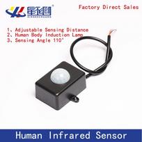 XKC-003K4 High Sensitivity and Reliability Human Body Proximity Pir Motion Sensors for LED Light/Toys/Automation 003K4-V-black